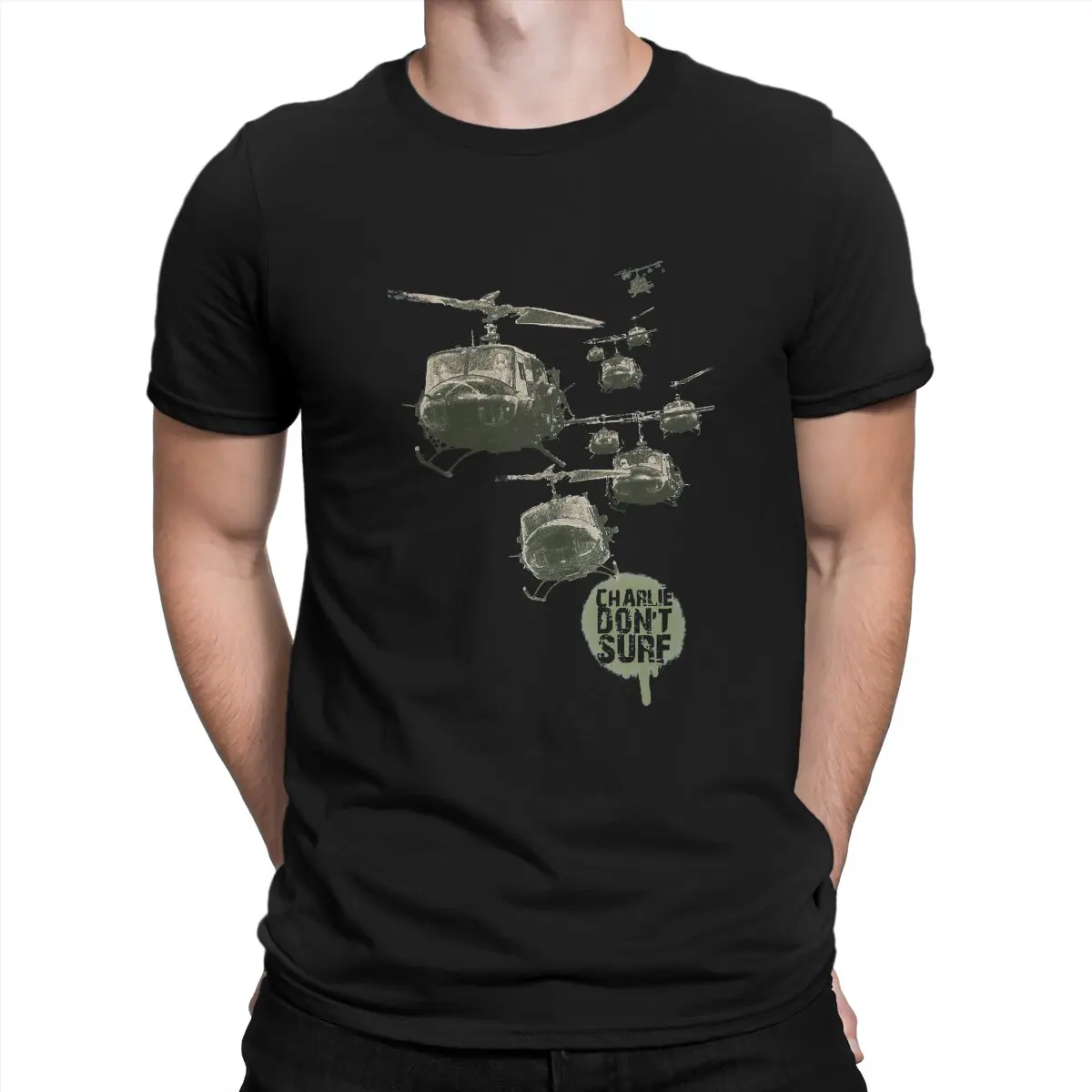 Модная мужская футболка Apocalypse Now, футболка с принтом Чарли не серфинг (2), оригинальные хипстерские толстовки
Модная мужская футболка Apocalypse Now, футболка с принтом Чарли не серфинг (2), оригинальные хипстерские толстовки