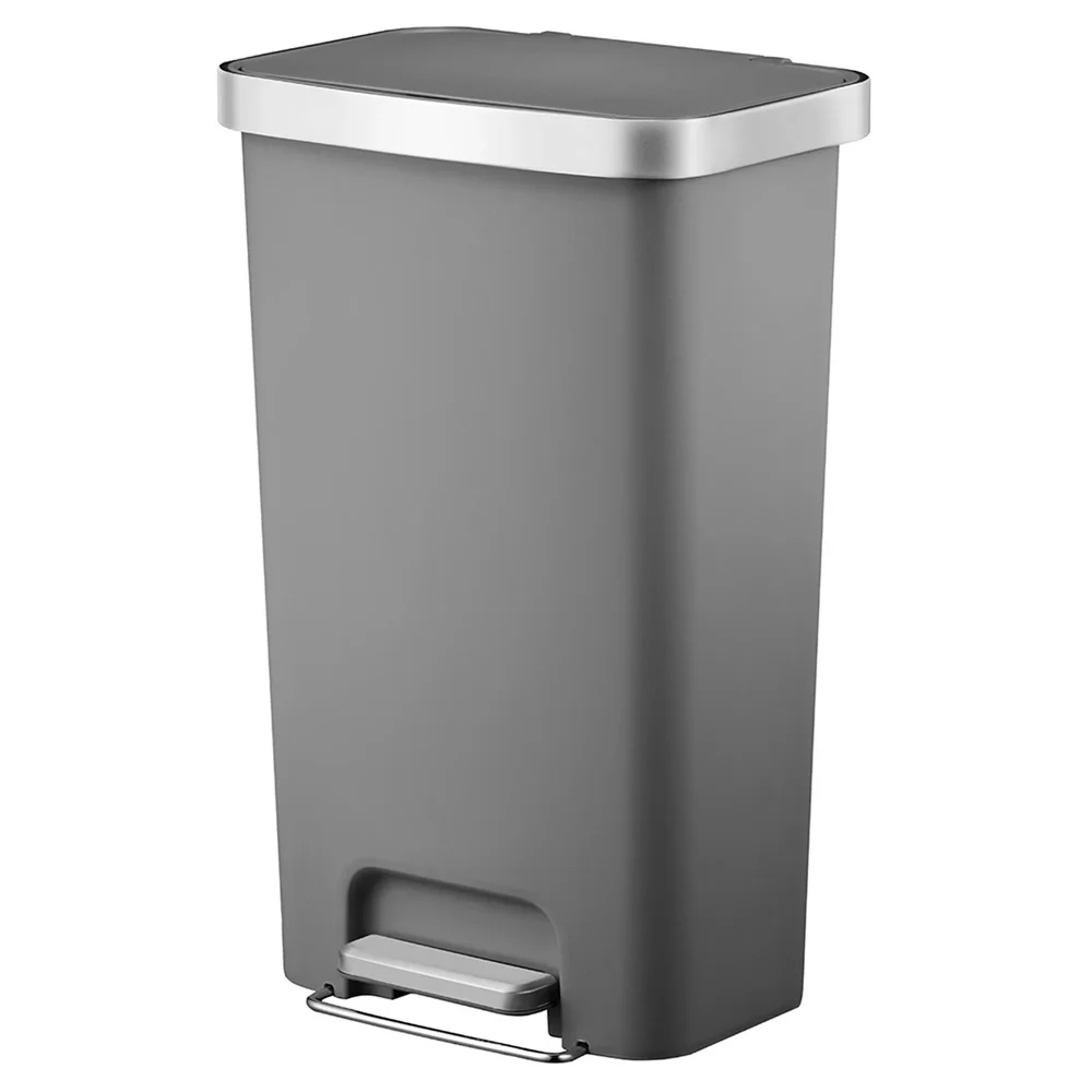 Better Homes & Gardens New Large Black Can 11.9 Gallon Plastic Step On Kitchen Trash Stainless Steel
Better Homes & Gardens New Large Black Can 11.9 Gallon Plastic Step On Kitchen Trash Stainless Steel