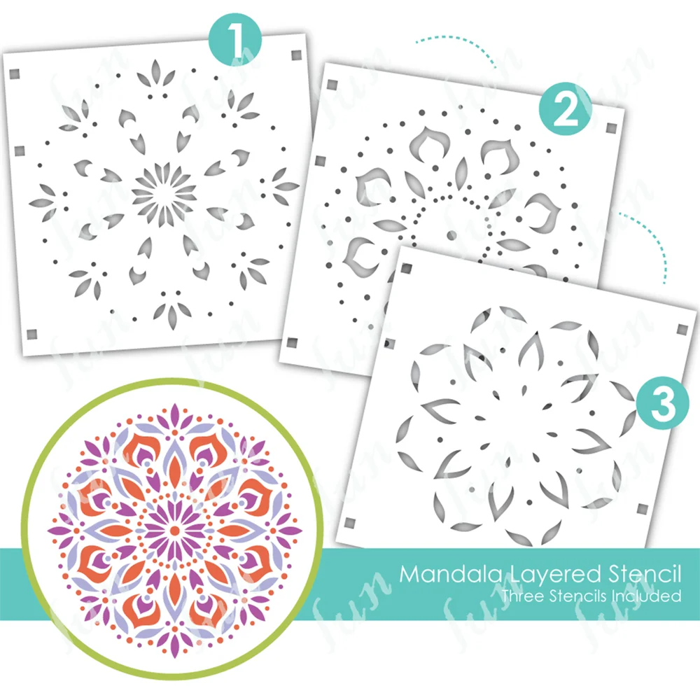 Layered Stencils Sets Handmade Embossing 2022 New Mandala Layering Stencil Diy Scrapbooking Decoration Greeting Card Decoration
Layered Stencils Sets Handmade Embossing 2022 New Mandala Layering Stencil Diy Scrapbooking Decoration Greeting Card Decoration