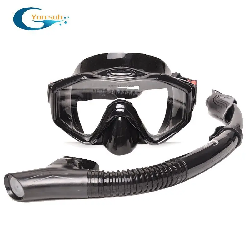 

Leakproof Snorkel Set Anti-fog Swimming Snorkeling Goggles Glasses with Easy Breath Dry Snorkel Tube Swimming Scuba Diving Mask