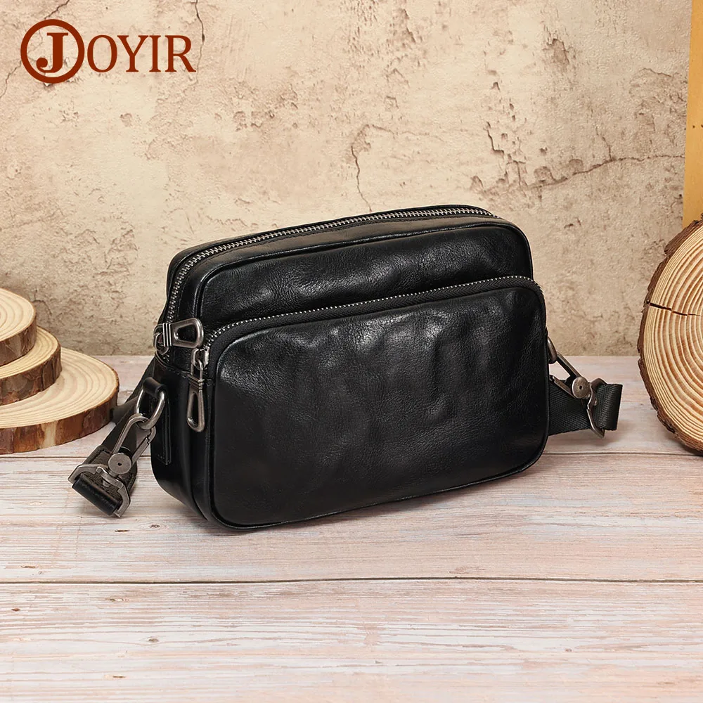 JOYIR Men Genuine Cowhide Leather Shoulder Bag Simple Small Crossbody Bag for Men Messenger Sling Bag for 6.73‘’ Phone
JOYIR Men Genuine Cowhide Leather Shoulder Bag Simple Small Crossbody Bag for Men Messenger Sling Bag for 6.73‘’ Phone