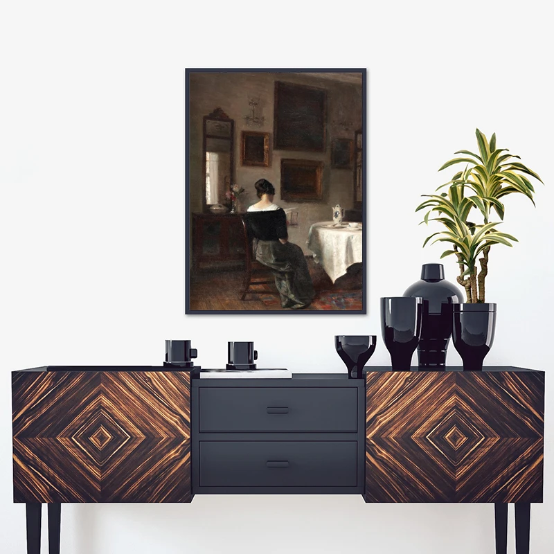 Vintage Woman Reading Interior Scene Painting Handmade Canvas Oil Paints Antique Wall Art Pictures for Living Room Home Decor
Vintage Woman Reading Interior Scene Painting Handmade Canvas Oil Paints Antique Wall Art Pictures for Living Room Home Decor