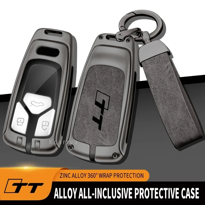 Fashion Zinc Alloy Style Car Key Case Cover Shell For AUDI TT 8R FY 2016 2021- 2024 Remote Control Protector Car Accessories 
Fashion Zinc Alloy Style Car Key Case Cover Shell For AUDI TT 8R FY 2016 2021- 2024 Remote Control Protector Car Accessories