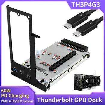 Thunderbolt 호환 GPU 독, PCI-E X16 노트북용 외장 그래픽 카드, Thunderbolt 호환 3 4, TH3P4G3