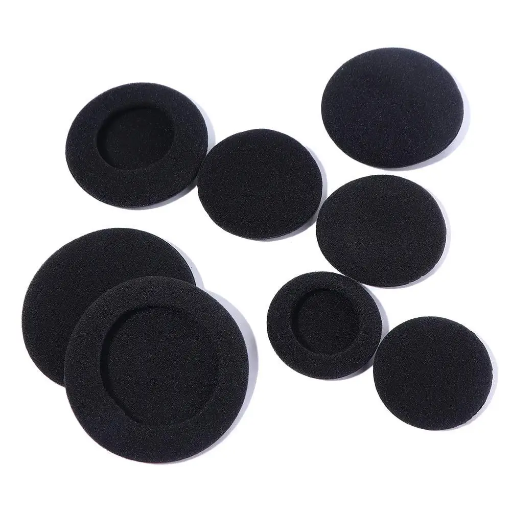 

35mm 40mm 45mm 50mm 55mm 60mm 65mm Headphone Replacement Foam Pad Ear Pad Sponge Earplugs Headset Cap New Earphone Accessories