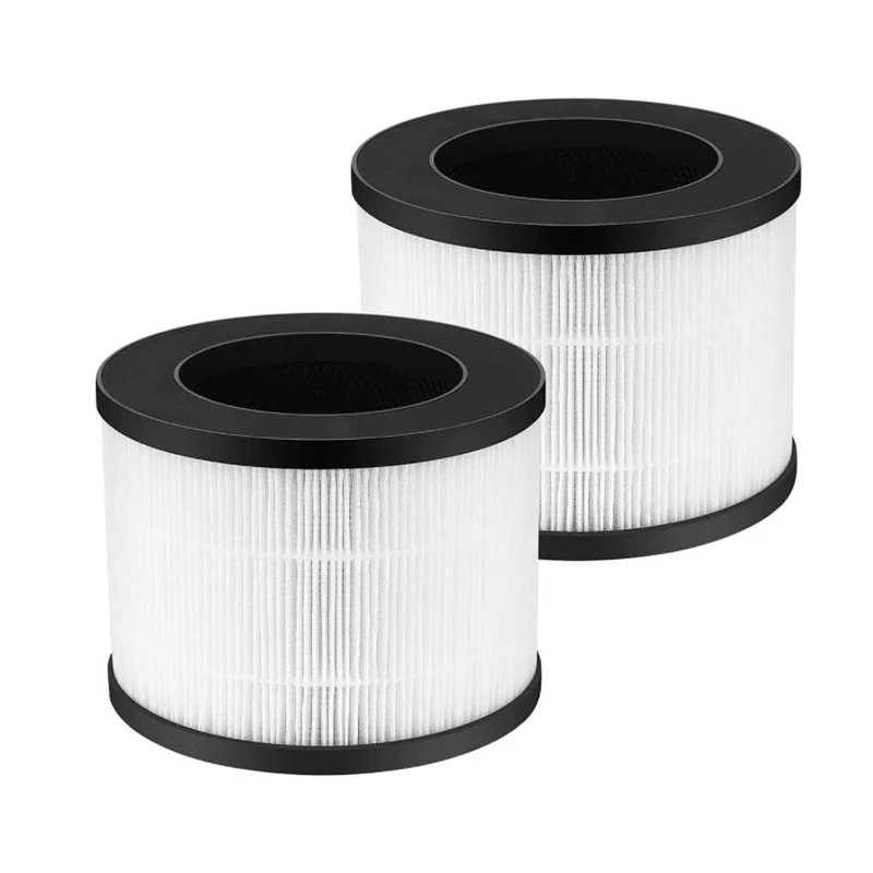 

2 Pcs HEPA Replacement Filter For Medify MA-18 Air Purifier And Miko Air Purifier,True HEPA And Activated Carbon Filter