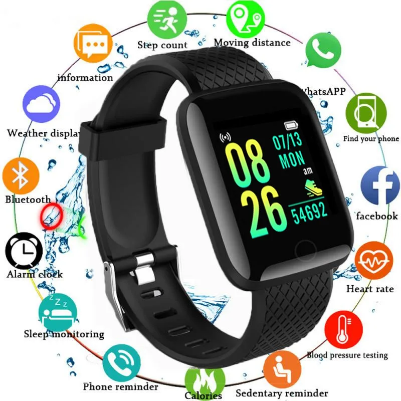 

D13 Wireless Smart Watch Men Women Blood Pressure Heart Rate Monitor D20 Pro Sport Smartwatch Fitness Tracker Wristbands