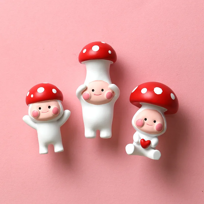 Cute Creative 3D Resin Fridge Magnet Red Mushroom Cartoon Magnetic Decor for Refrigerator Fun Toy Gift Decoration Maison Teckel 
Cute Creative 3D Resin Fridge Magnet Red Mushroom Cartoon Magnetic Decor for Refrigerator Fun Toy Gift Decoration Maison Teckel
