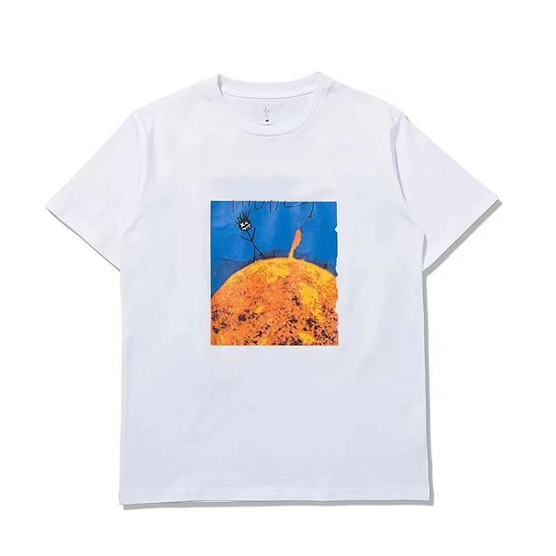 2024 American Retro Fashion Brand Men's and Women's Same Style Sun Print Short sleeved Limited High Street Loose Crowd Casua
2024 American Retro Fashion Brand Men's and Women's Same Style Sun Print Short sleeved Limited High Street Loose Crowd Casua
