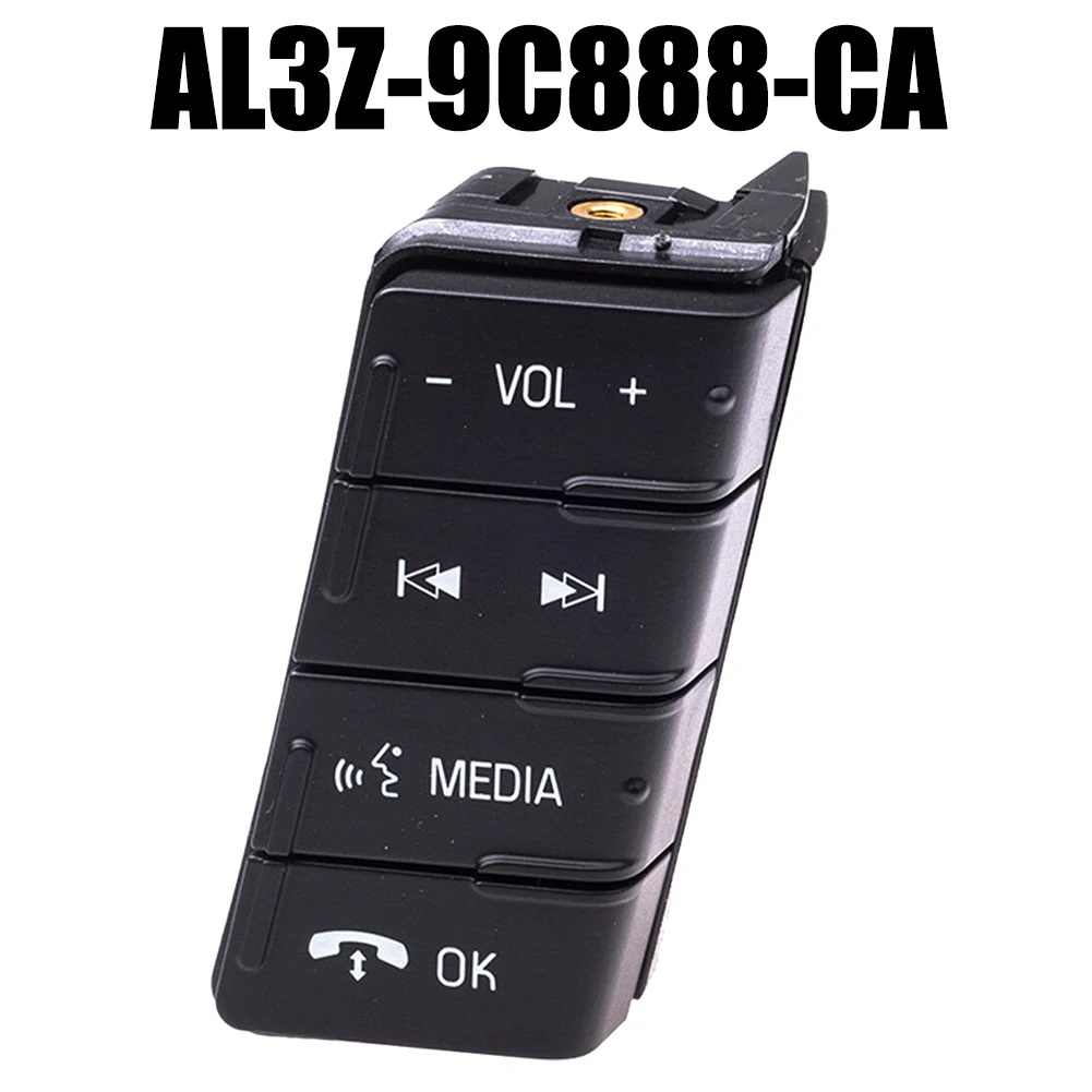 

Black AL3Z-9C888-CA For Ford F-150 2011-2014 Volume Control Buttons Hote Sale Plastic Durable High Quality 1pc