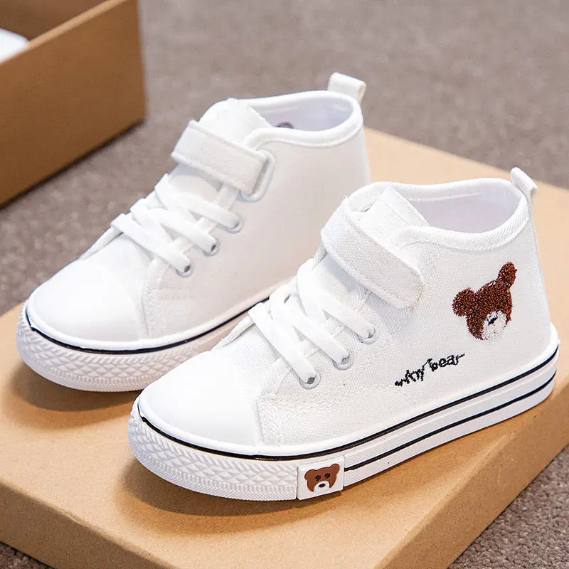 Children's High Top Canvas Shoes Spring Autumn New Fashion Primary School White Shoes Girls' Casual Shoes kids shoes for girl
Children's High Top Canvas Shoes Spring Autumn New Fashion Primary School White Shoes Girls' Casual Shoes kids shoes for girl