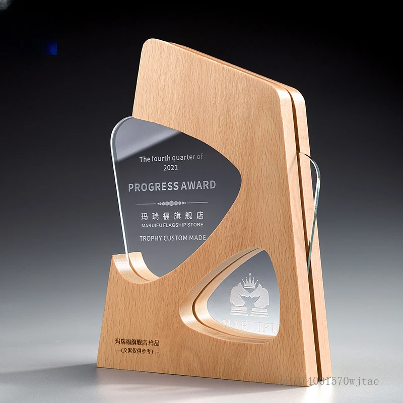 1pc Premium Creative Solid Wood Crystal Trophy Customized Excellent Employee Team Award Commendation Souvenir Home Decor Medal
1pc Premium Creative Solid Wood Crystal Trophy Customized Excellent Employee Team Award Commendation Souvenir Home Decor Medal