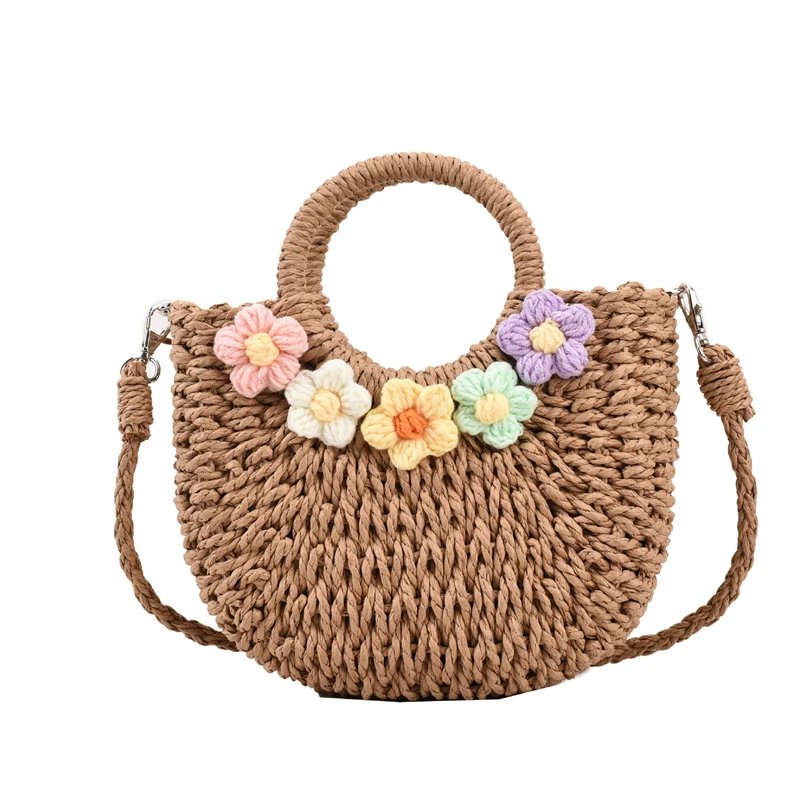 Yogodlns Hand-Woven Rattan Bag - Bali Style Bohemian Wicker Purse 29 S802d16e5519a4ef28ac9ac1480bf2ec7E