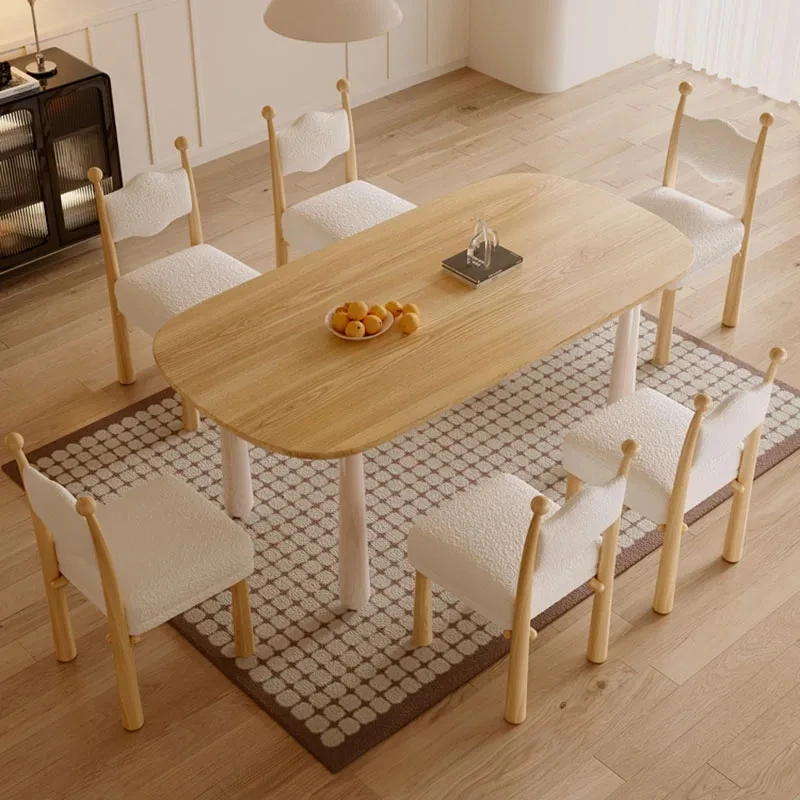 Wooden Modern Dining Table Luxury Minimalist Simple Nordic Dining Table Oval Style Mesas De Comedor Garden Furniture Sets
Wooden Modern Dining Table Luxury Minimalist Simple Nordic Dining Table Oval Style Mesas De Comedor Garden Furniture Sets