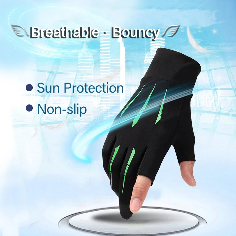 Summer Ice Silk Gloves High Elasticity, Ventilation, Sunscreen, Fast Drying, Riding, Thin Anti-skid Fishing Half Finger
Summer Ice Silk Gloves High Elasticity, Ventilation, Sunscreen, Fast Drying, Riding, Thin Anti-skid Fishing Half Finger