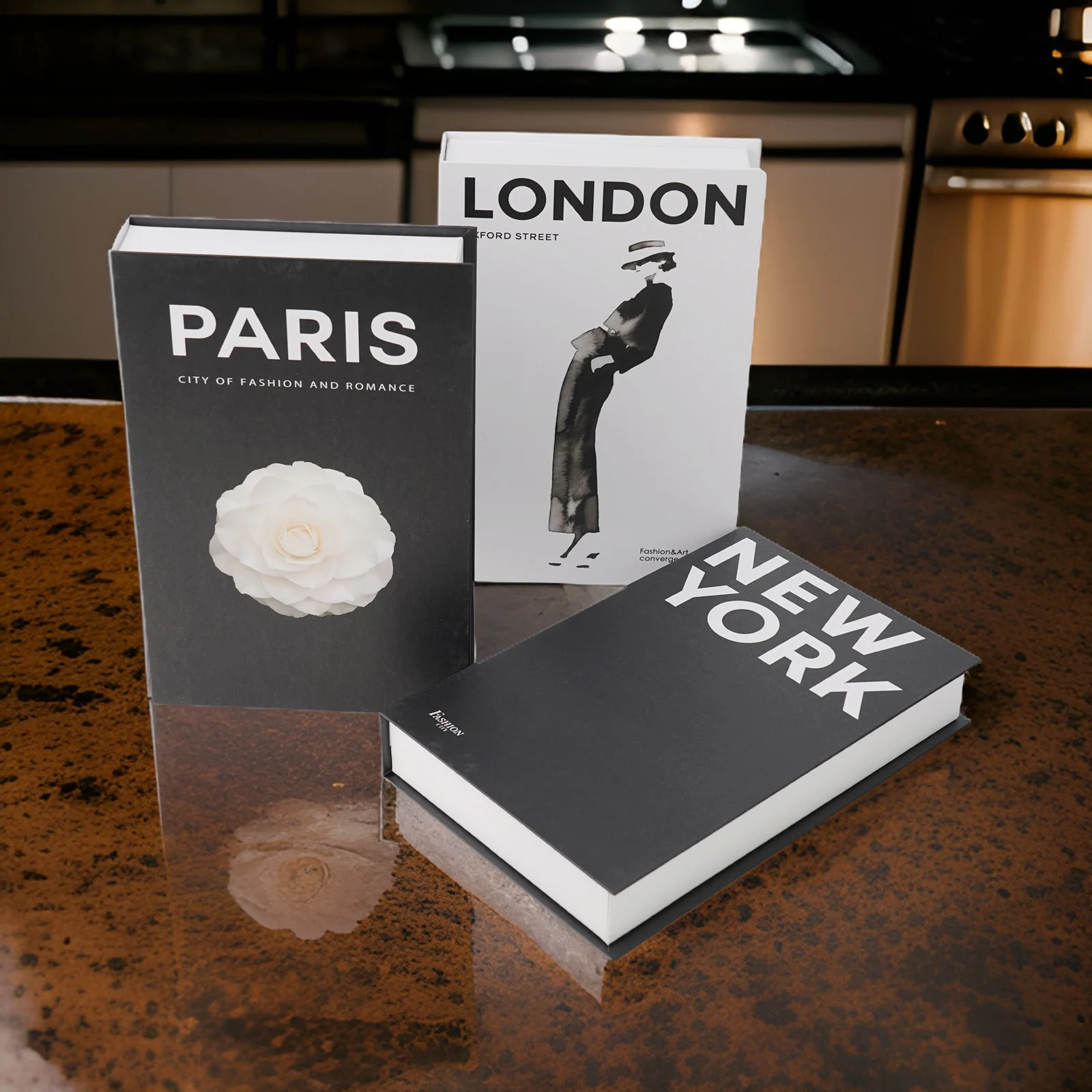Luxury Decorative Book Fashion Fake Books Set Scholarly Atmosphere High Definition Printing Enhance Any Setting
Luxury Decorative Book Fashion Fake Books Set Scholarly Atmosphere High Definition Printing Enhance Any Setting