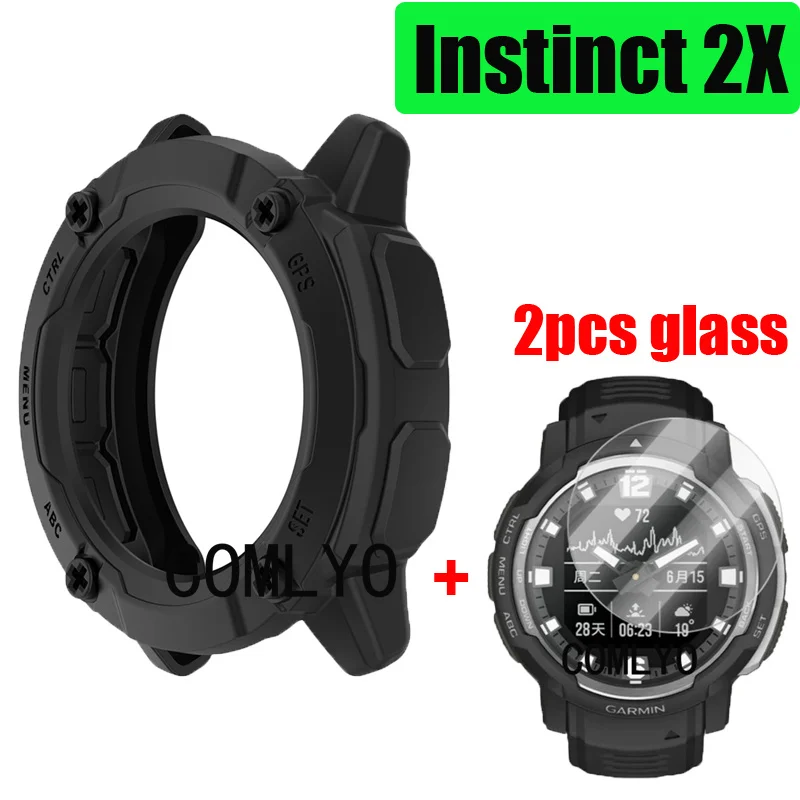Fit for Garmin Instinct 2X Case Smart watch TPU Soft Protective Bumper Cover Screen Protector Dust Plug
Fit for Garmin Instinct 2X Case Smart watch TPU Soft Protective Bumper Cover Screen Protector Dust Plug