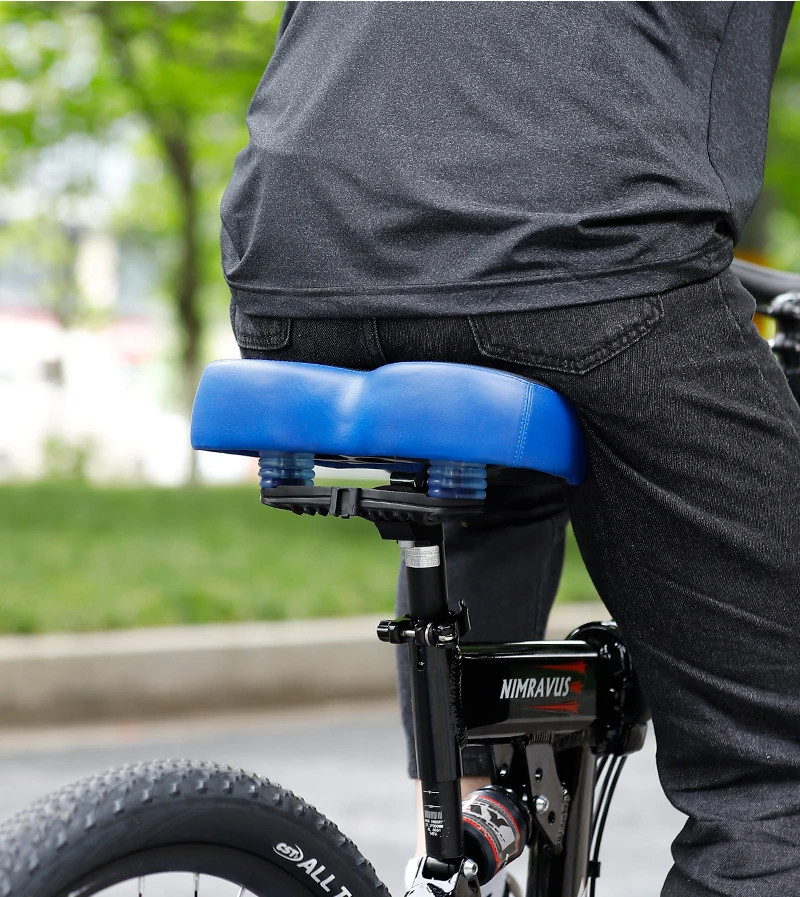 Generic Noseless Bicycle Saddle Antiprostate Comfort Suspension