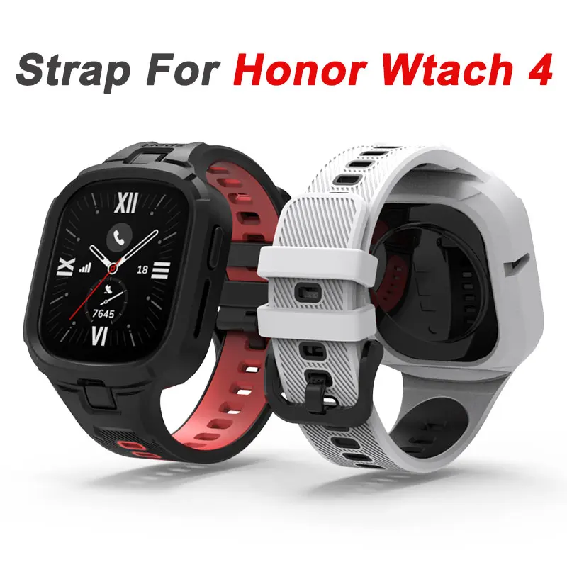 1PC Silicone Strap Band For Honor Watch4 Sport Replacement Band Wristbands For Honor Watch 4 Bracelet Belt Two-color Correa
1PC Silicone Strap Band For Honor Watch4 Sport Replacement Band Wristbands For Honor Watch 4 Bracelet Belt Two-color Correa
