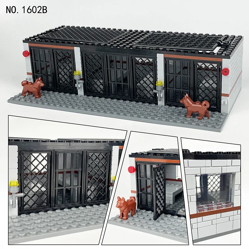 Military Moc Series Simulated Cage Prison Mini Police Dog Building Blocks Bricks Toys Gifts
Military Moc Series Simulated Cage Prison Mini Police Dog Building Blocks Bricks Toys Gifts