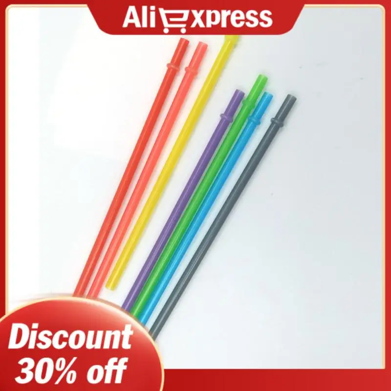 

Reusable Drinking Straw Suitable For 6-8mm Diameter Cup Accessories Easy To Drink Milk Tea Straw Random Color Kitchen Bar Items