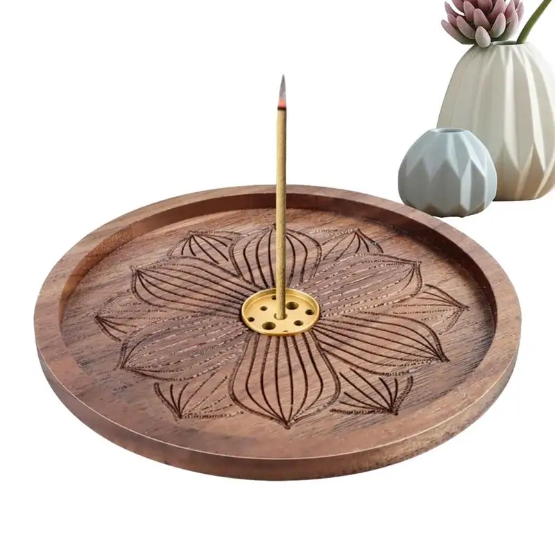 Lotus Incense Holder Aromatherapy Sticks Holder Lotus WoodenSmoking Container Meditation Accessories Base Incense Burner Socket
Lotus Incense Holder Aromatherapy Sticks Holder Lotus WoodenSmoking Container Meditation Accessories Base Incense Burner Socket