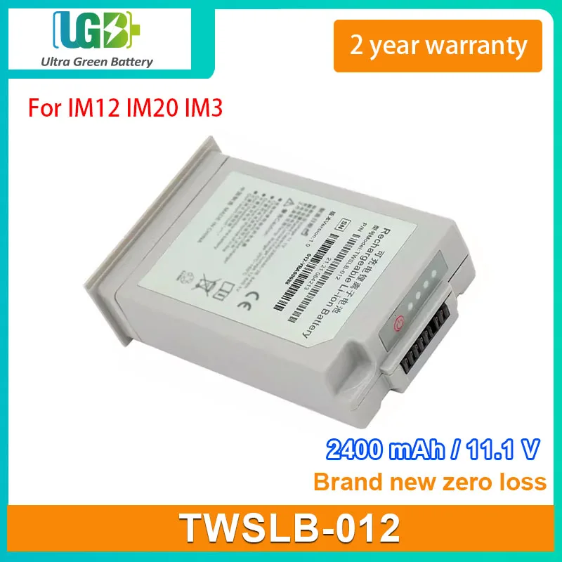 

UGB New Battery For TWSLB-012 IM12 IM20 IM3 Series medical battery 2400mAh 11.1V 26.64Wh