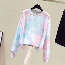 Tie-dye Women's Sweatshirts 2022 Spring New Long-sleeve Ladies Tops Fashion Printing Casual Pullovers Oversized Sweatshirt Women
Tie-dye Women's Sweatshirts 2022 Spring New Long-sleeve Ladies Tops Fashion Printing Casual Pullovers Oversized Sweatshirt Women