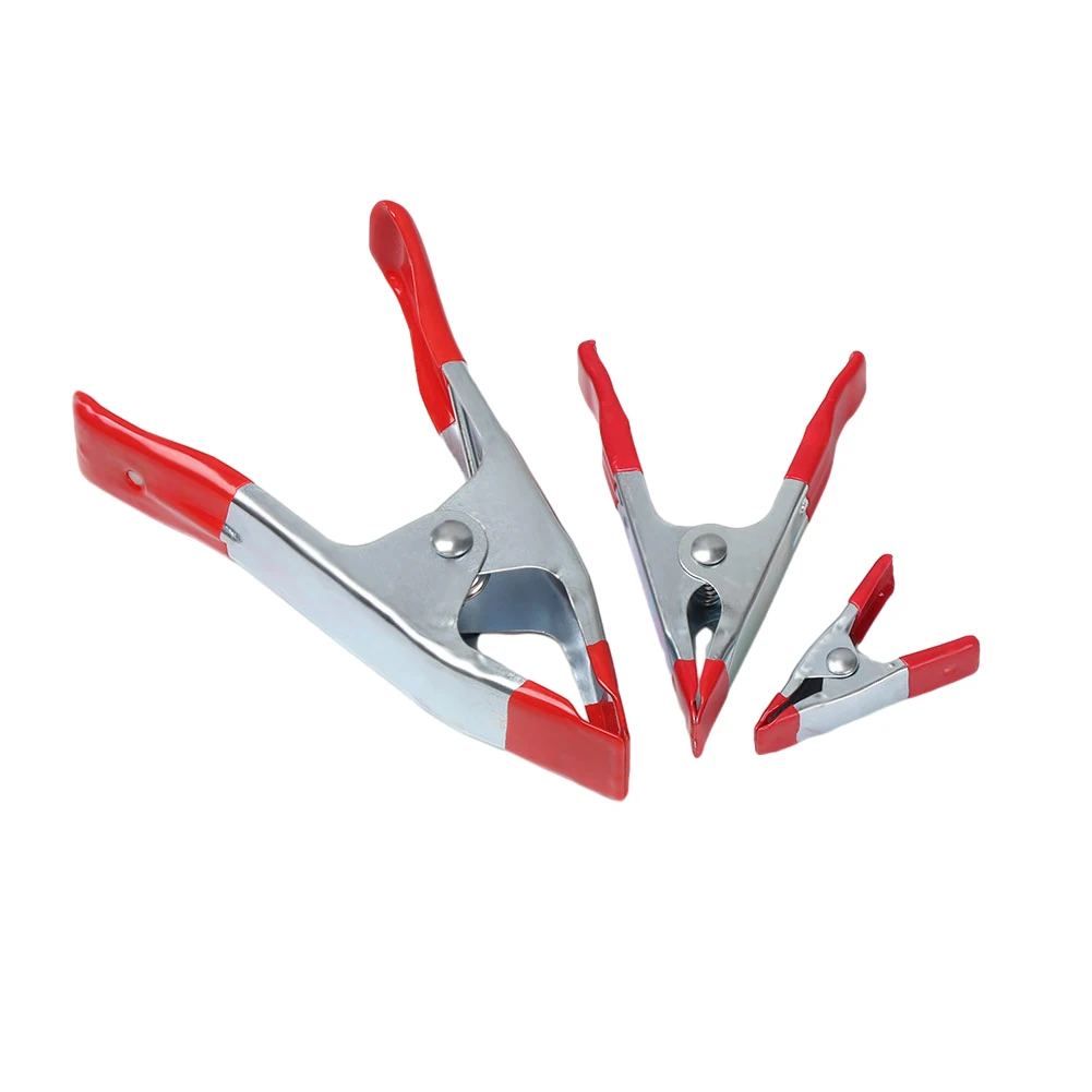 2PCS Spring Clamp Metal A-Shaped Clip 2/4/6 Inch Spring Clamps Woodworking Grip Powerful Tool Multipurpose Iron Clamps
2PCS Spring Clamp Metal A-Shaped Clip 2/4/6 Inch Spring Clamps Woodworking Grip Powerful Tool Multipurpose Iron Clamps