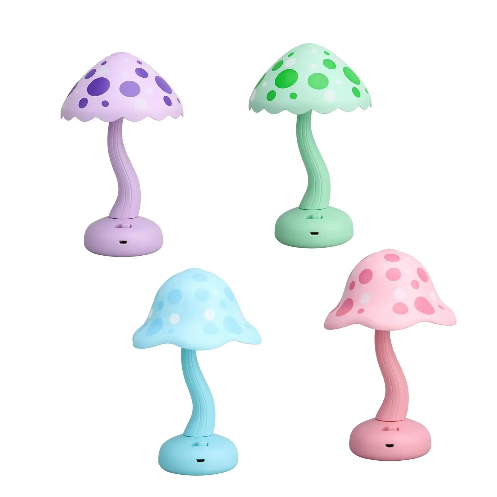 

Modern Mushroom Light Lamp LED Living Room Bars Cute Mini USB Rechargeable for Home