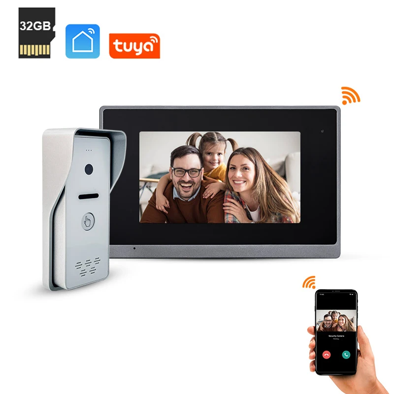 

SOURCE Manufacturer Direct Selling Snapshot Tuya Video Doorbell Wifi Smart Door Phone IP 65 Waterproof and Dustproof