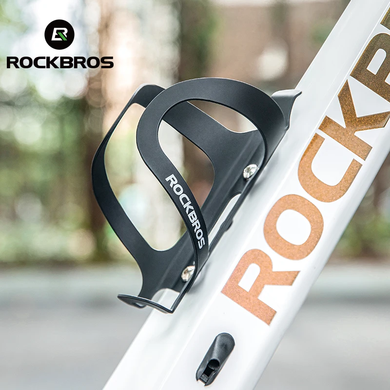 

ROCKBROS Bicycle Water Bottle Cage MTB Road Bike Water Bottle Holder Bottle Rack Lightweight Easy Installation Bike Accessories
