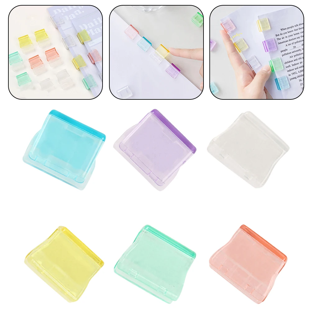 30PCS Mini Plastic Push Clips 2*1.6cm Candy Transparent Color Documents Bookmarks Paper Document Fixing Clip
30PCS Mini Plastic Push Clips 2*1.6cm Candy Transparent Color Documents Bookmarks Paper Document Fixing Clip