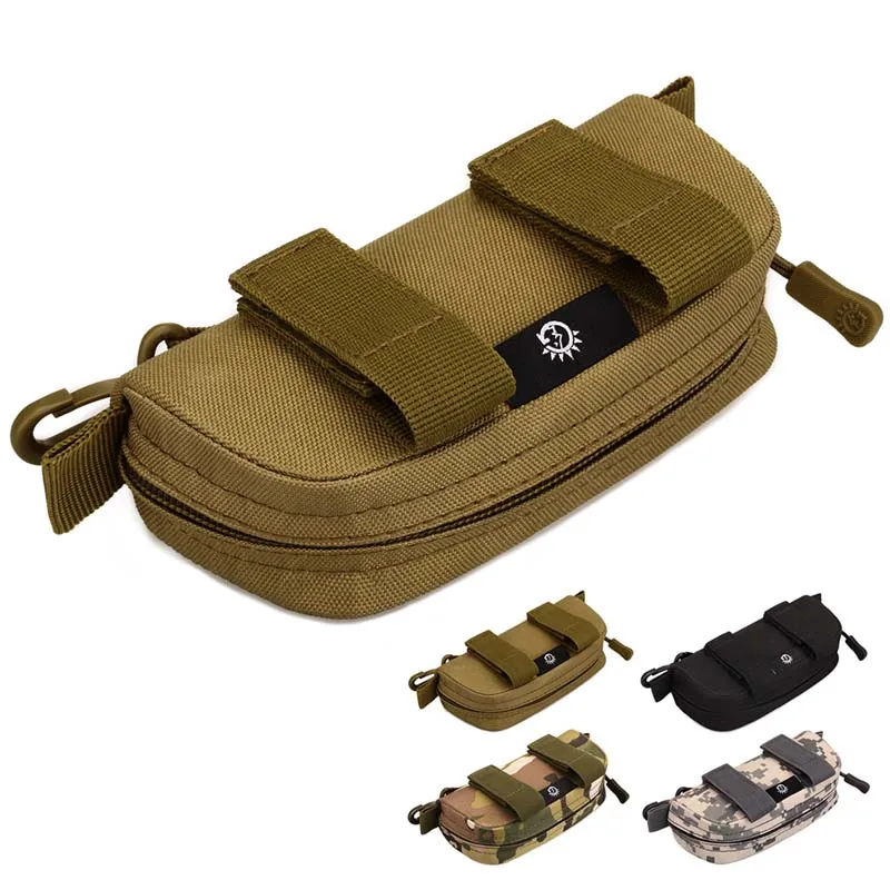 Outdoor Hunting Sunglasses Case Military Molle Pouch Goggles Storage Box 600D Nylon Hard Eyeglasses Bag Tactical Glasses Box
Outdoor Hunting Sunglasses Case Military Molle Pouch Goggles Storage Box 600D Nylon Hard Eyeglasses Bag Tactical Glasses Box