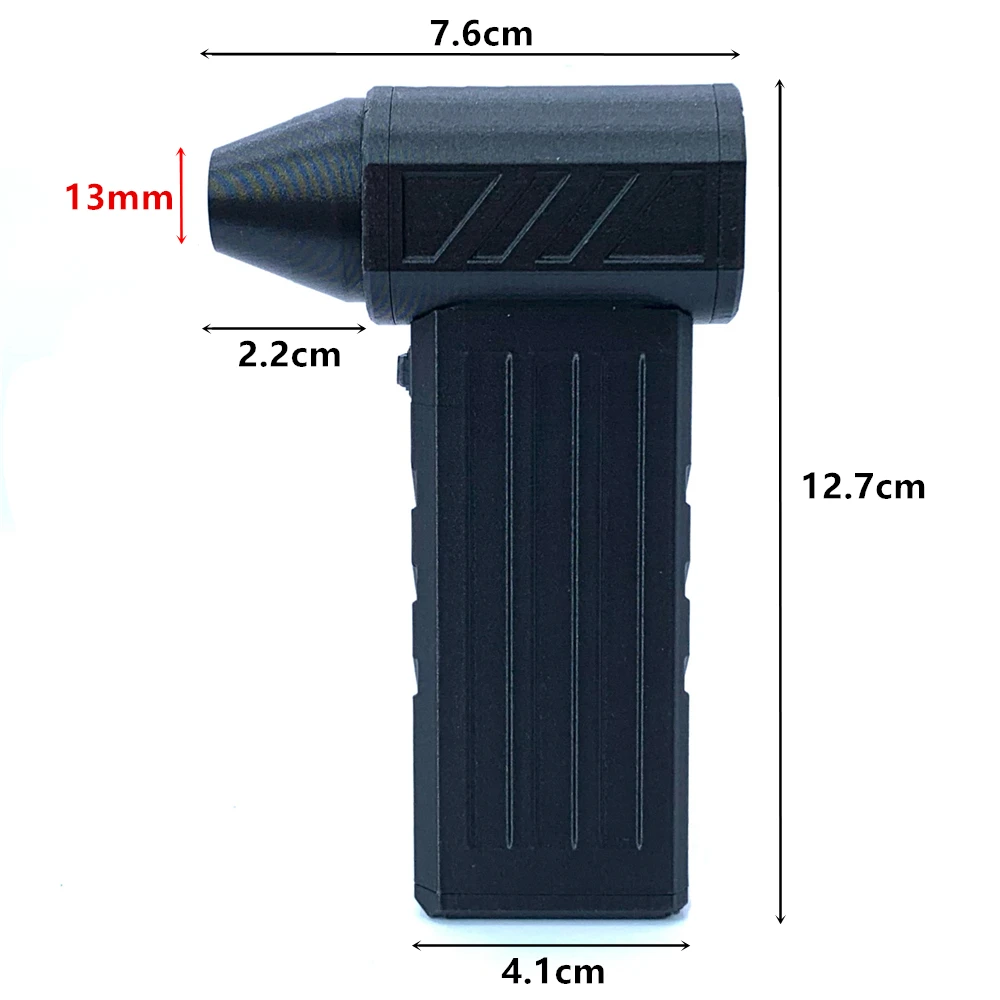 Mini Turbo Jet Fan 110,000 RPM Powerful Airflow 28.8mm brushless high-speed motor 45m/S Turbo Air Gun with 2*18650 power battery
Mini Turbo Jet Fan 110,000 RPM Powerful Airflow 28.8mm brushless high-speed motor 45m/S Turbo Air Gun with 2*18650 power battery