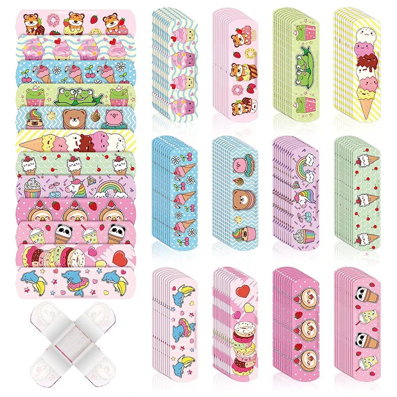 

Waterproof Breathable Cute Cartoon Pattern Band Aid Hemostasis Adhesive Bandages First Aid Emergency Kit For Kids Children New