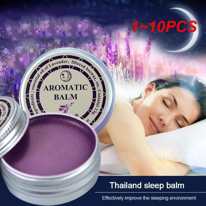 

1~10PCS Lavender Sleepless Cream Soothe Mood Aromatic Balm Improve Sleep Insomnia Relax Anxiety Cream Relieve Stress Cream