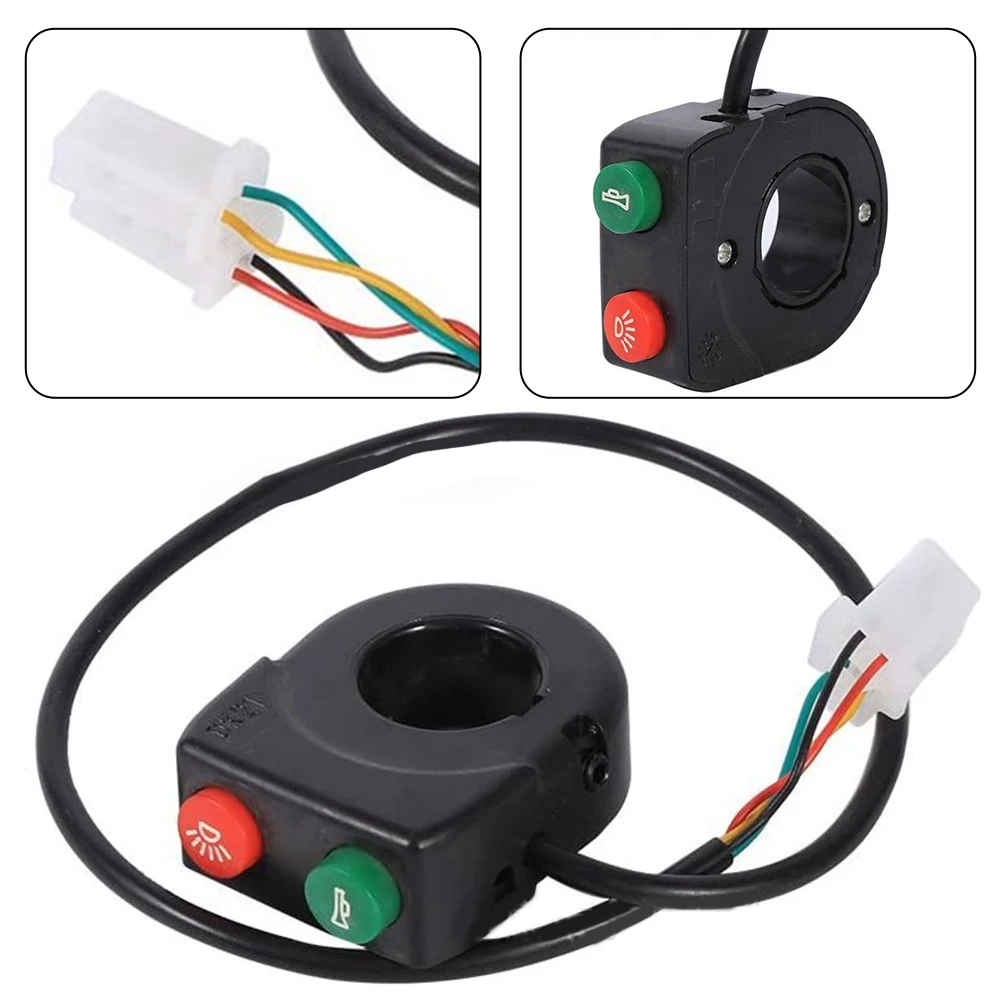 Fits 22mm Handlebar Handlebar Horn Switch ABS Black High-quality New Direct Replacement Headlight Switch Button
Fits 22mm Handlebar Handlebar Horn Switch ABS Black High-quality New Direct Replacement Headlight Switch Button