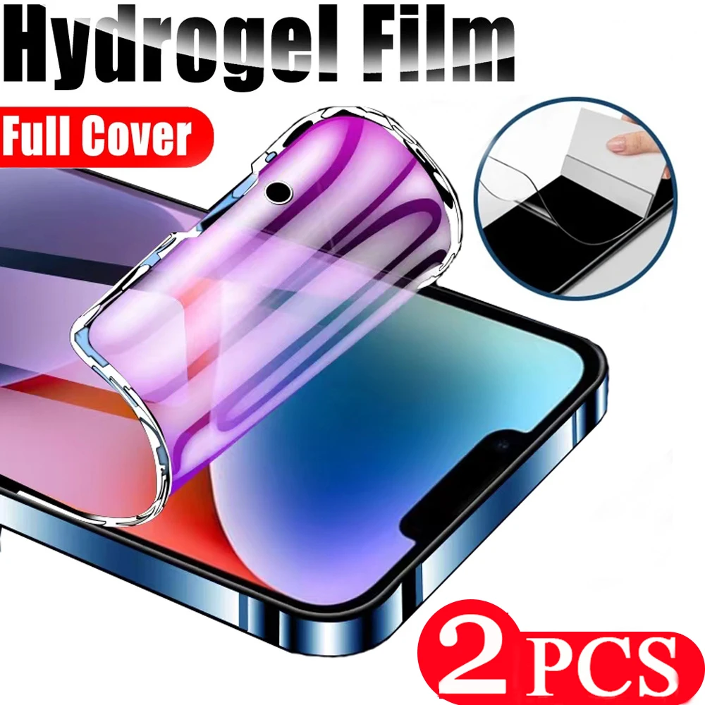 2Pcs Full Cover Hydrogel Film For iPhone 13 14 11 Pro Max 12 mini Screen Protector For iPhone 14 8 7 Plus 6 6s SE X XS Not Glass
2Pcs Full Cover Hydrogel Film For iPhone 13 14 11 Pro Max 12 mini Screen Protector For iPhone 14 8 7 Plus 6 6s SE X XS Not Glass