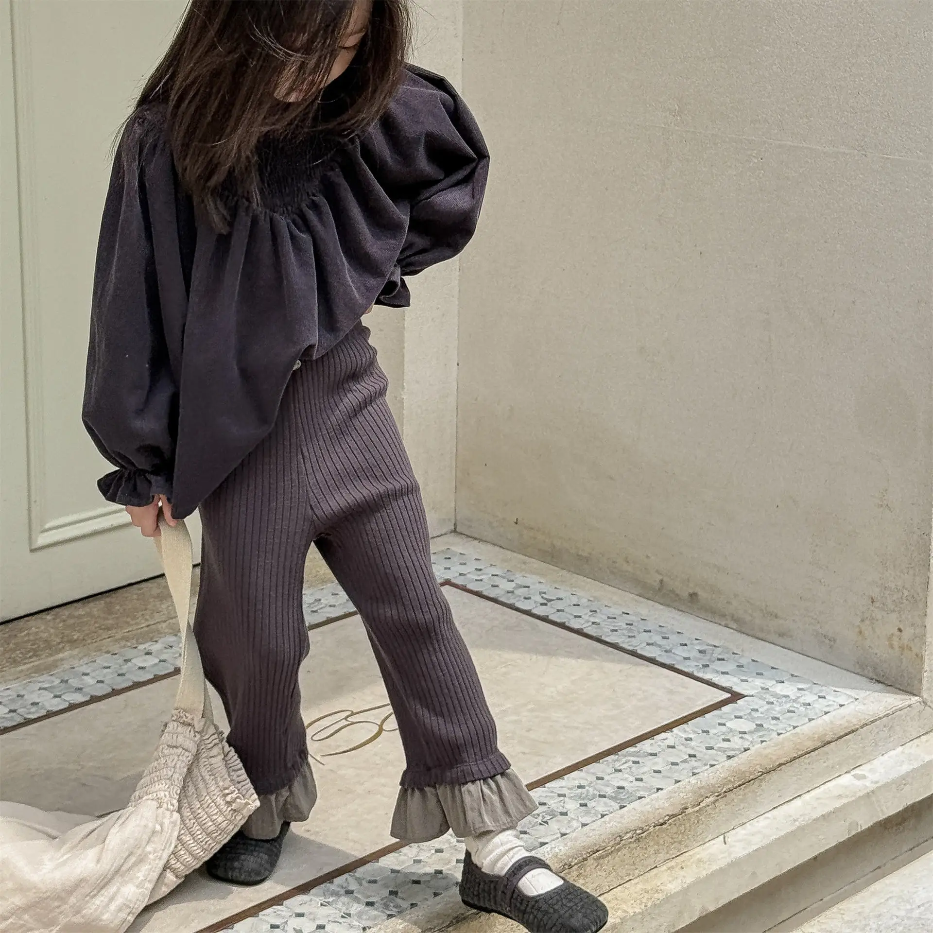 2025 Autumn New Girls Flared Trousers With Lace Children Casual Pants Cotton Baby Girl Leggings Kids Clothes 12 S803fe315c42e41f891238f245df3579eH