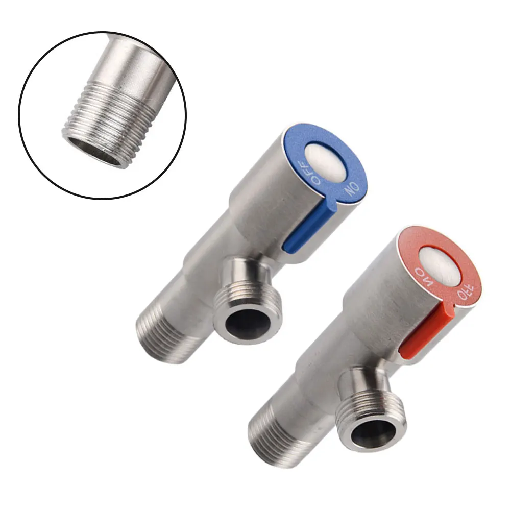 1/2" Stainless Steel Triangle Valve Toilet Water Stop Valve Water Heater Cold Heat Valve Shower Head Switch Accessories
1/2" Stainless Steel Triangle Valve Toilet Water Stop Valve Water Heater Cold Heat Valve Shower Head Switch Accessories