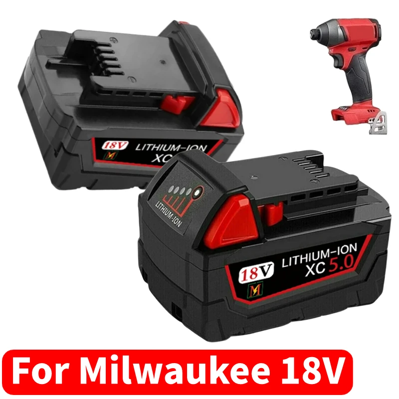 2024 New 18V 12Ah Battery for Milwaukee M18 XC Lithium Battery 48-11-1860 48-11-1850 48-11-1840 48-11-1820 Cordless Power Tools 
2024 New 18V 12Ah Battery for Milwaukee M18 XC Lithium Battery 48-11-1860 48-11-1850 48-11-1840 48-11-1820 Cordless Power Tools