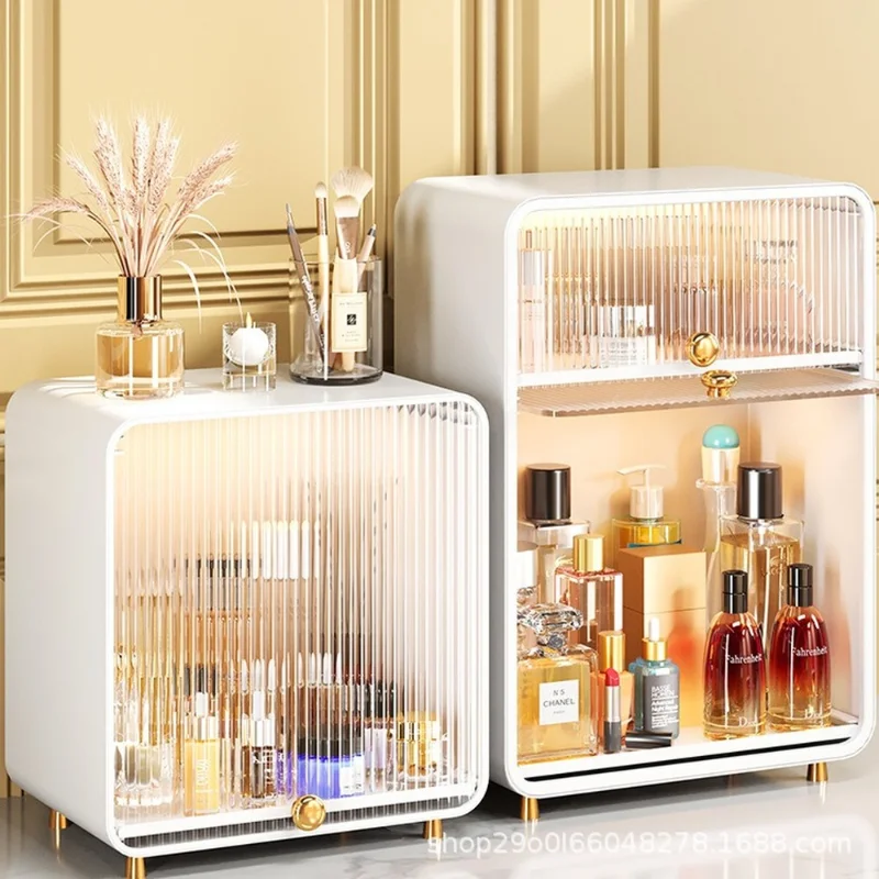 Cosmetics storage box dust-proof storage box cabinet large-capacity desktop bedroom mask skin care products dressing table rack
Cosmetics storage box dust-proof storage box cabinet large-capacity desktop bedroom mask skin care products dressing table rack