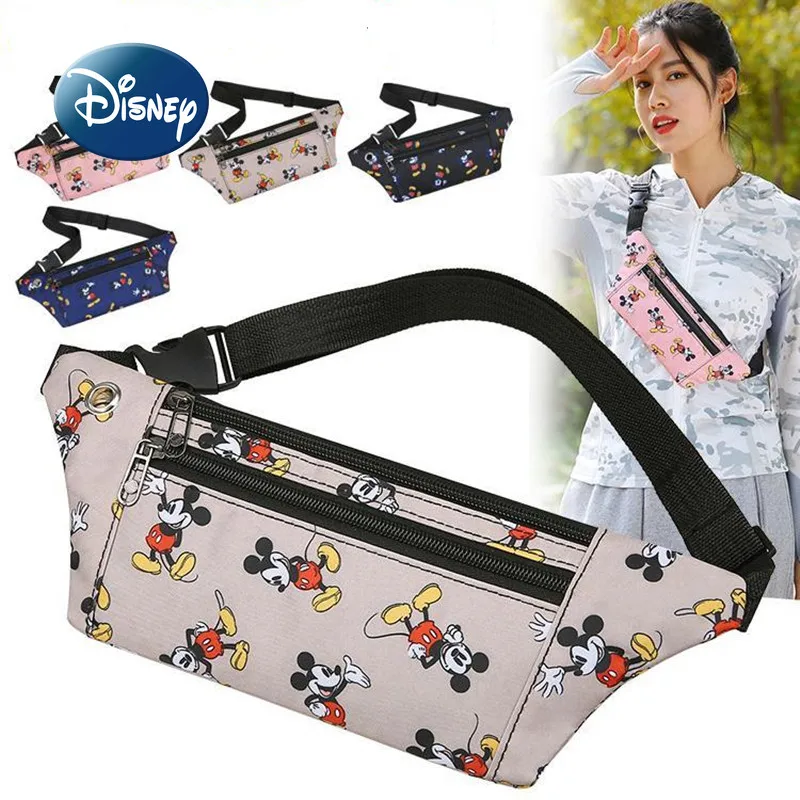 Disney New Women's Waist Bag Mickey Luxury Brand Women's Crossbody Bag Nylon Waterproof Fashion Trend Cartoon Cute Chest Bag
Disney New Women's Waist Bag Mickey Luxury Brand Women's Crossbody Bag Nylon Waterproof Fashion Trend Cartoon Cute Chest Bag