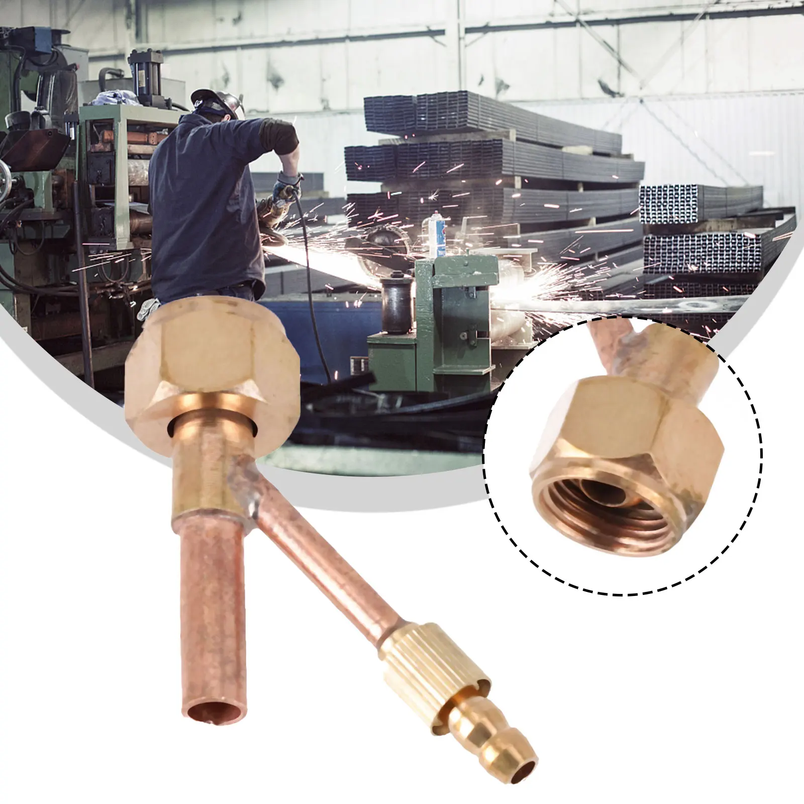 1 PCS QQ150 TIG Welding Torch Cable Connector with All Copper Construction for Superior Gas Electricity Separation
1 PCS QQ150 TIG Welding Torch Cable Connector with All Copper Construction for Superior Gas Electricity Separation