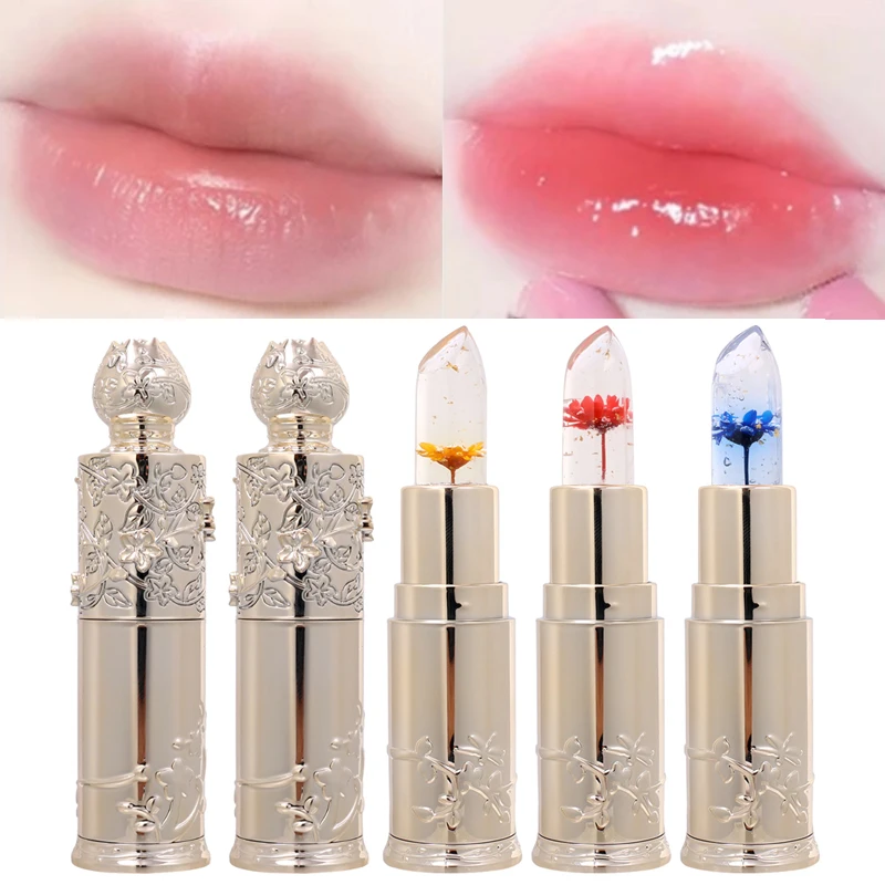 Flower Transparent Lipstick Lasting Moisturizer Crystal Jelly Lipsticks Temperature Color Changing Waterproof Lip Balm Lips Care
Flower Transparent Lipstick Lasting Moisturizer Crystal Jelly Lipsticks Temperature Color Changing Waterproof Lip Balm Lips Care