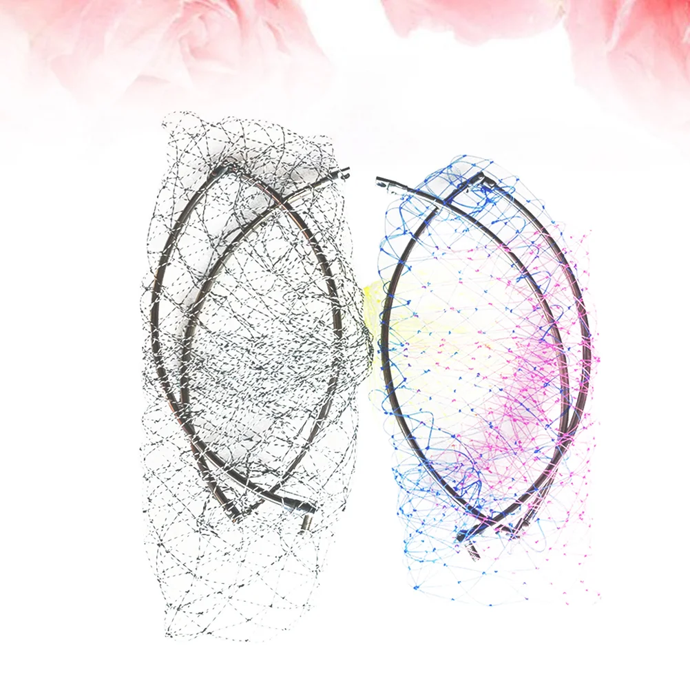 2 Pcs 40cm Folding Landing Net Head Colorful Fishing Net Stainless Steel Ring Fish Keeper Brail Release Net (Silver and
2 Pcs 40cm Folding Landing Net Head Colorful Fishing Net Stainless Steel Ring Fish Keeper Brail Release Net (Silver and