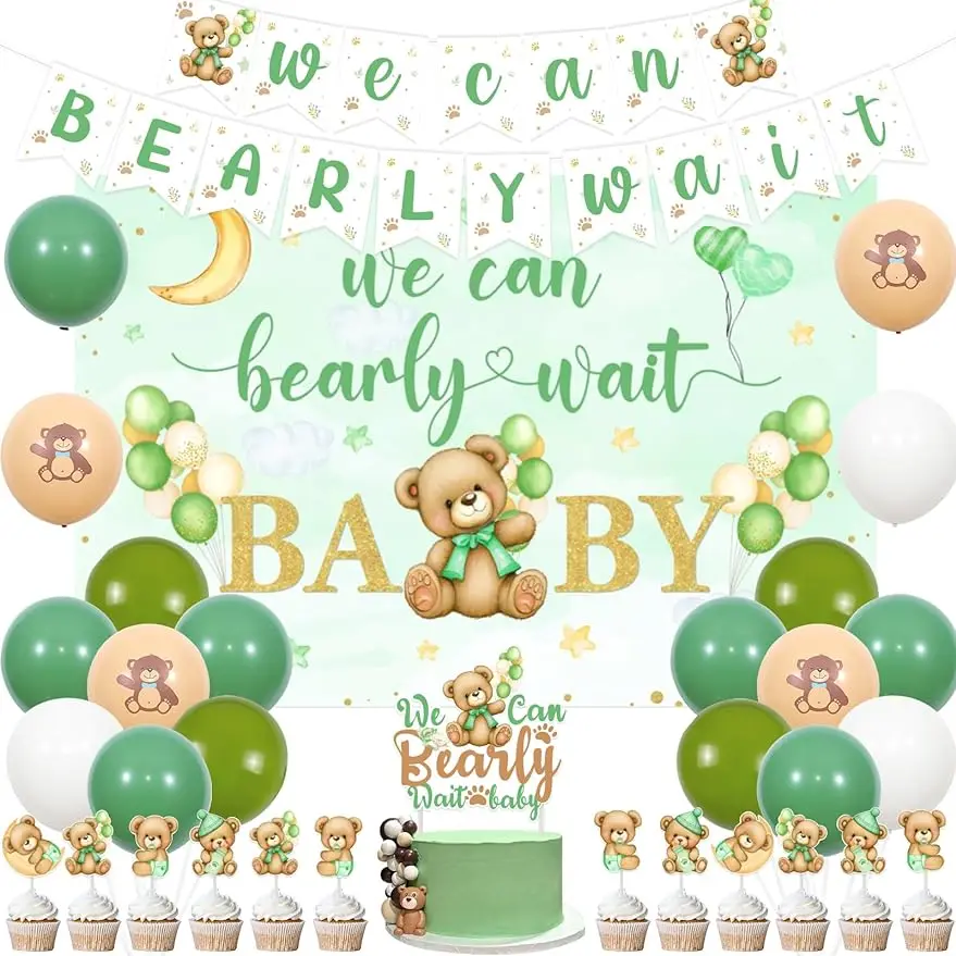 FUNMEMOIR Baby Bear Shower Party Decoration, Double sided Display of Gender Pregnancy Celebration Newborn Party Supplies
FUNMEMOIR Baby Bear Shower Party Decoration, Double sided Display of Gender Pregnancy Celebration Newborn Party Supplies