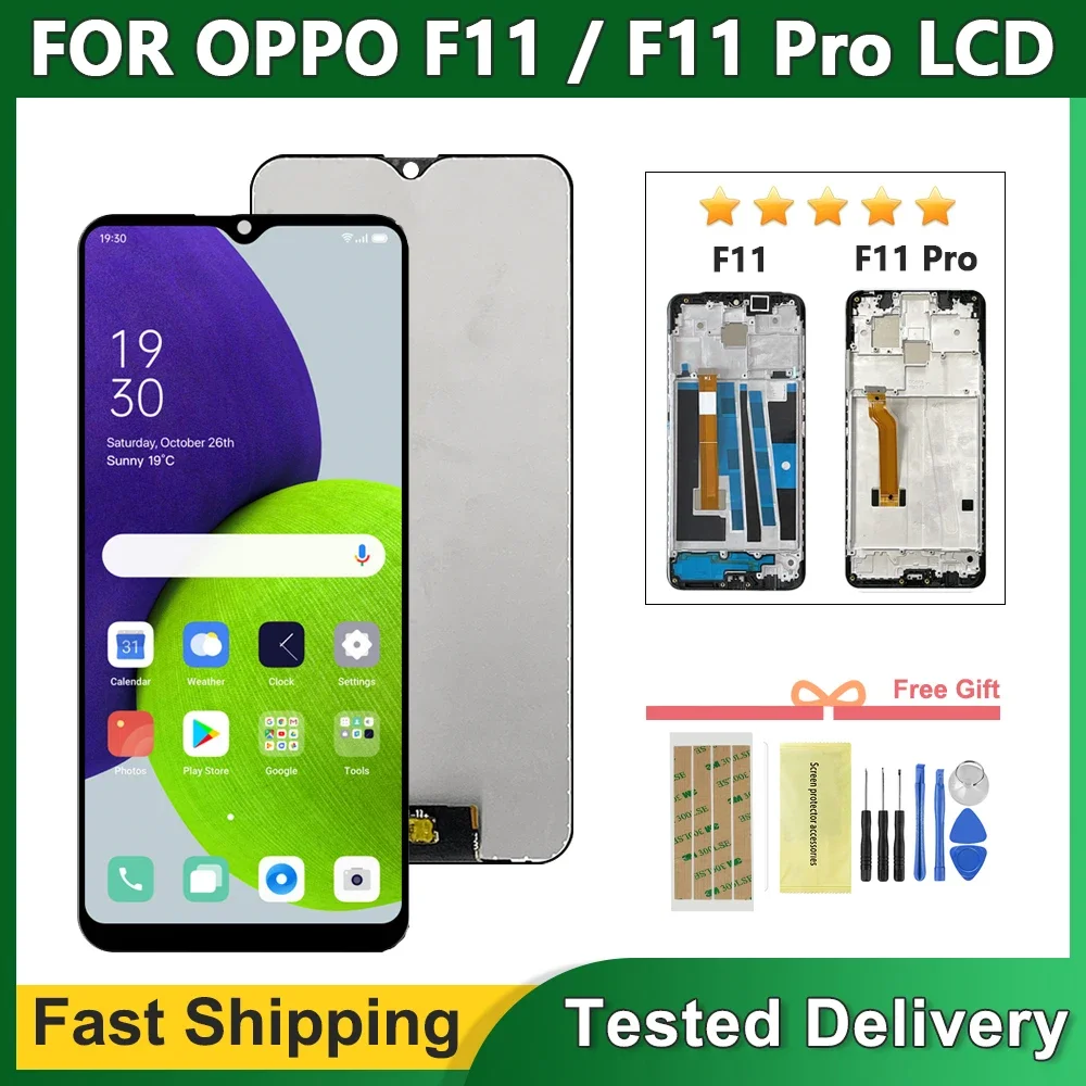 6,53 ''Оригинальный ЖК-дисплей для OPPO F11 F 11 CPH1913 сенсорный экран + рамка дигитайзер в сборе для дисплея OPPO F11 pro CPH1969
6,53 ''Оригинальный ЖК-дисплей для OPPO F11 F 11 CPH1913 сенсорный экран + рамка дигитайзер в сборе для дисплея OPPO F11 pro CPH1969