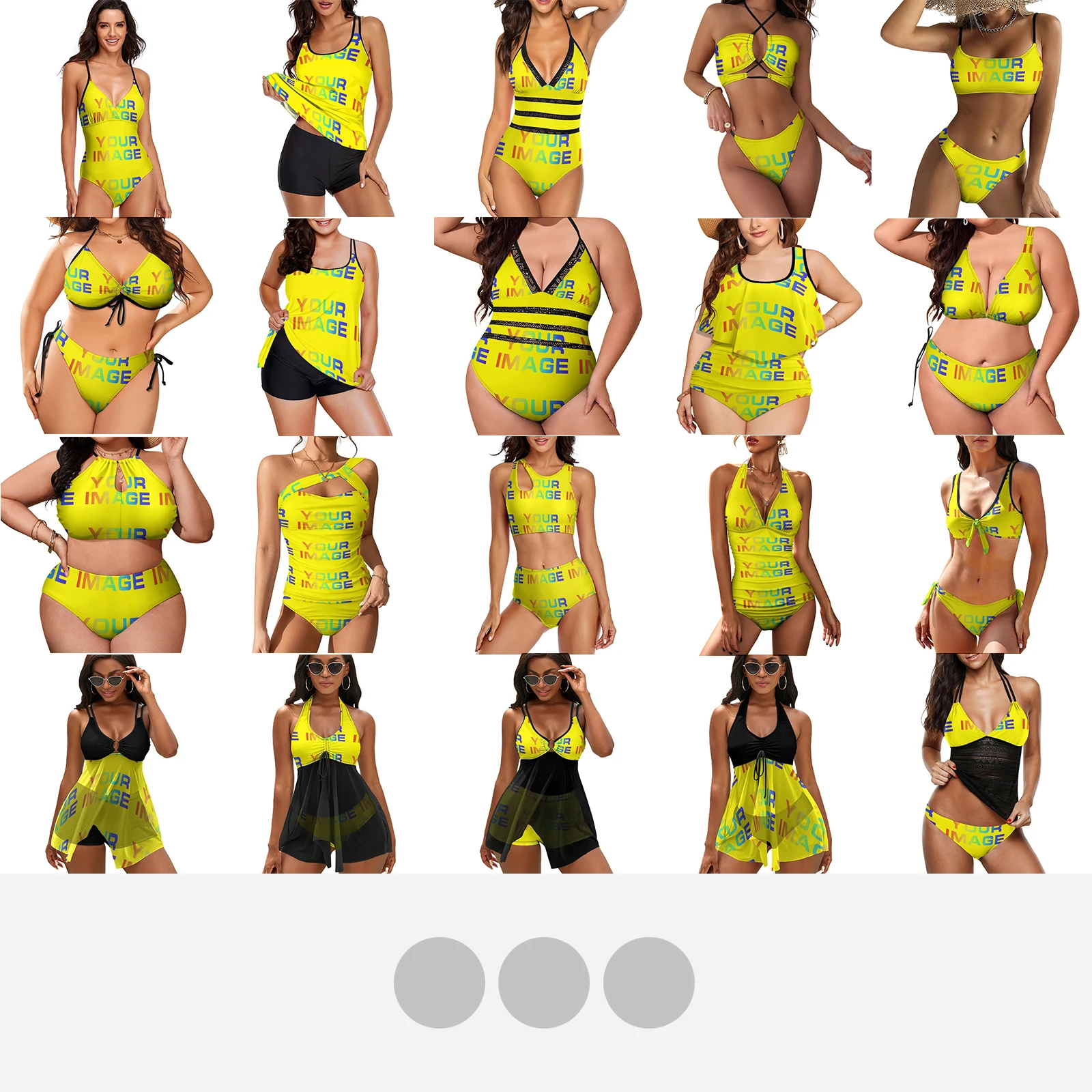 Print On Demand Customized Public Custom Images Picture DIY Dropshipping Sexy Bikini Set Swimsuit Women Pool Swimwear Breathable
Print On Demand Customized Public Custom Images Picture DIY Dropshipping Sexy Bikini Set Swimsuit Women Pool Swimwear Breathable